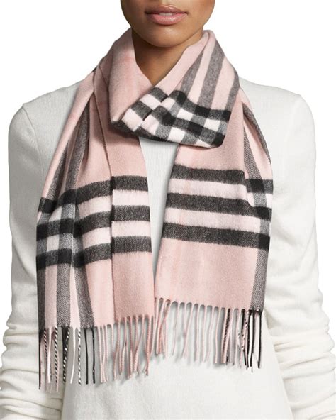 burberry giant check scarf rose|Burberry cashmere check scarf price.